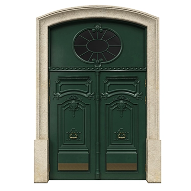 Classic Elegant Door - 2100x3500mm 3D model image 1 