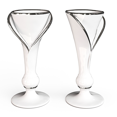 Giorgio Collection Atena Vase: Elegant Ceramic Beauty 3D model image 1 