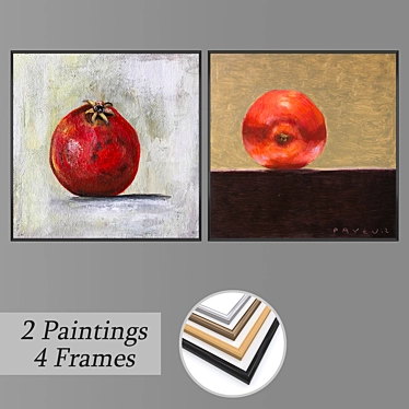 Multiframed Wall Art Set 3D model image 1 