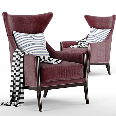 Elegant Caracole Chair - Boundless Comfort 3D model image 1 