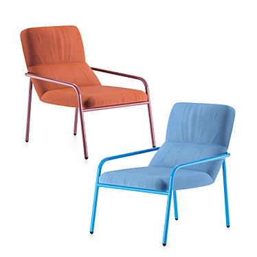 Sancal Elle Fabric Armchair: Sophisticated Comfort 3D model image 1 
