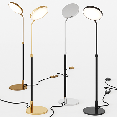 Spoon Table Lamp: Sleek Italian Design 3D model image 1 