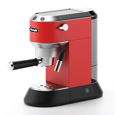 Coffee machine espresso barista. Stainless 3d model subdivision