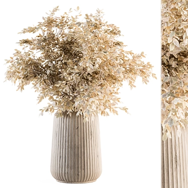 Eternal Blooms: Dried Plant Bouquet 3D model image 1 