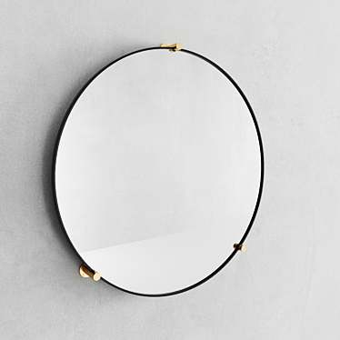 Reflective Elegance: Jamison Wall Mirror 3D model image 1 