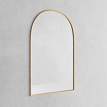 Elegant Archway Mirror 3D model image 1 