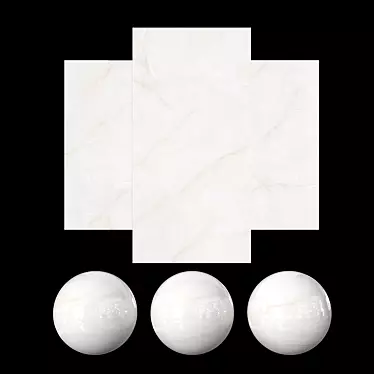 Onyx Cream Stone Slab: 1200 x 2400 mm 3D model image 1 