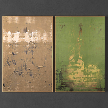 Dual Frame Set: 1300x860mm & 2800x2800px Textures 3D model image 1 