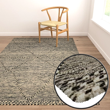 Premium 1972 Carpet Set 3D model image 1 