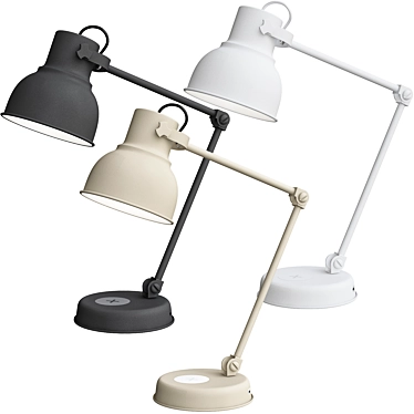 Title: Hektar Wireless Charging Lamp 3D model image 1 