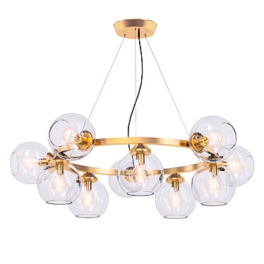 Vitaluce V4485 Pendant Chandelier 3D model image 1 