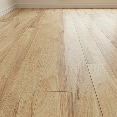 Laminate Parquet Board 20: High-Resolution Textures & Easy Installation 3D model image 1 