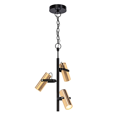 Graceful Lumion Claire Chandelier 3D model image 1 