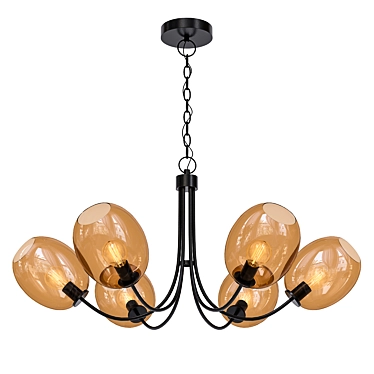 Industrial Loft Pendant Light 3D model image 1 