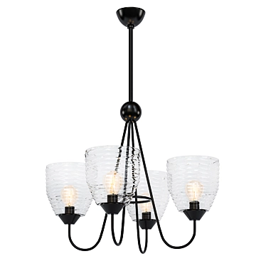 Warrington Arteriors Home Chandelier 3D model image 1 