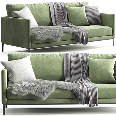 Simpliciter Sofa by Maxalto 3D model image 1 