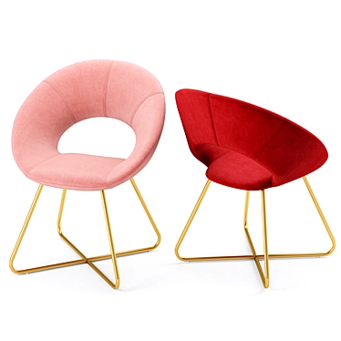 Sleek Modern Accent Chair: Duhome 3D model image 1 