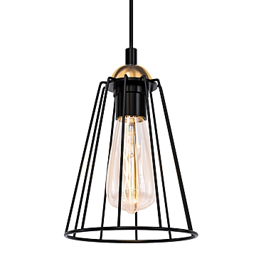 Modern Loft Pendant Light - Galaxy 3D model image 1 