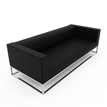 ELECTRA Three-Seater Office Sofa 3D model image 1 