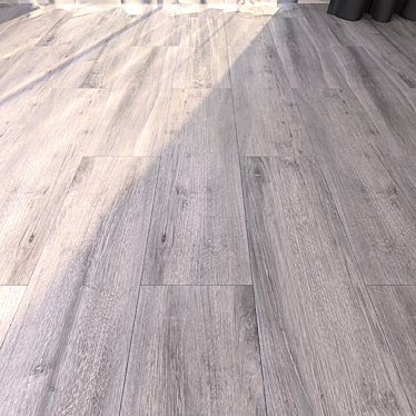 Yurtbay Villa Gray Parquet - Stunning Multi-Textured 22x85 Flooring 3D model image 1 