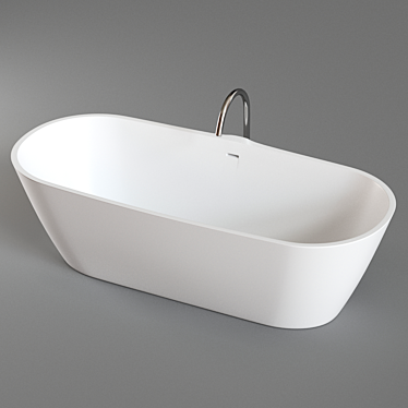 Agape Normal Free-standing Bathtub 3D model image 1 