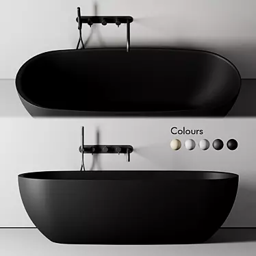 Rexa Design Hole Gelcoat Bathtub 3D model image 1 