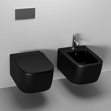 Antonio Lupi Komodo Wall-Hung Toilet 3D model image 1 