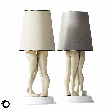 Romantic Relationship Table Lamp 3D model image 1 