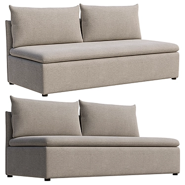 Versatile Victor Sofa: Customize Colors, Easy Assembly 3D model image 1 