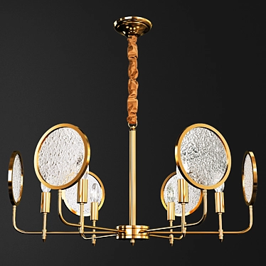 Exquisite Brass Meduz Sculpture 3D model image 1 
