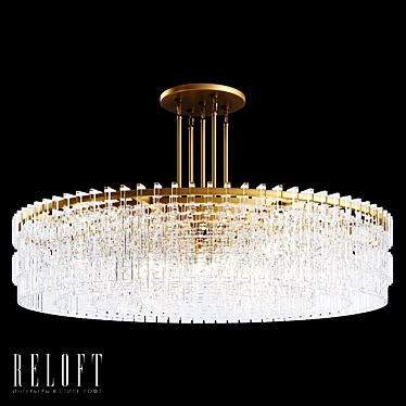 Luxurious Marignan Chandelier, 60" Diameter 3D model image 1 