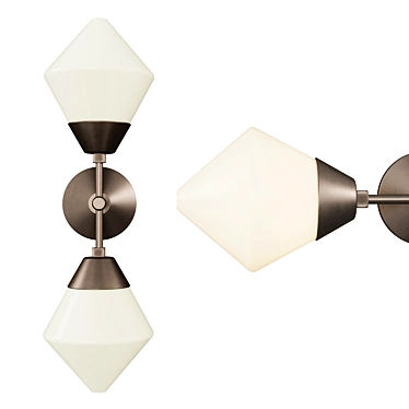 Waits Outdoor Sconce - Stylish, Sleek, and Weatherproof 3D model image 1 