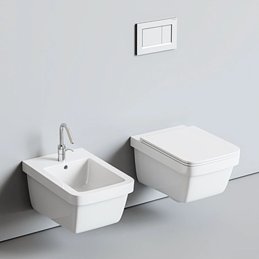 Erika Pro Q Toilet Set 3D model image 1 