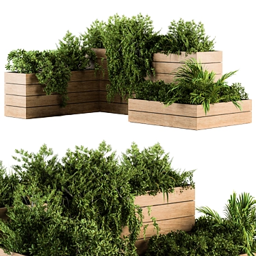 Green Thumb Plant Box Set 3D model image 1 