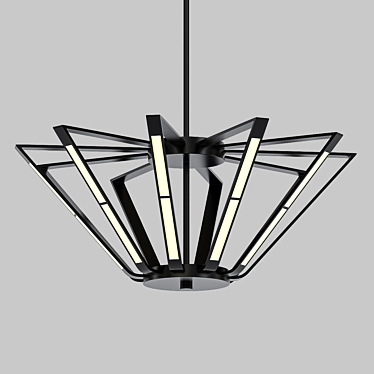 Contemporary LED Chandelier: Bonke CH 3D model image 1 