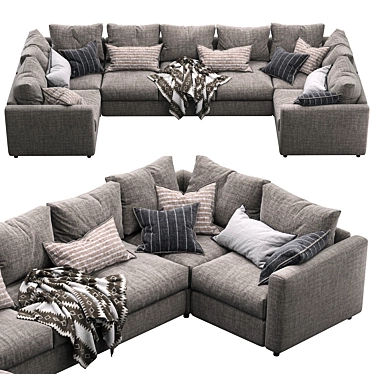 Ikea Vimle 2013 Corneat Sofa 3D model image 1 