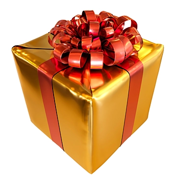 Present: Elegant Gift in Multiple Formats 3D model image 1 