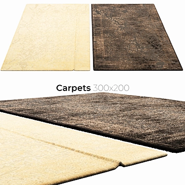 Elegant Interior Carpets 3D model image 1 