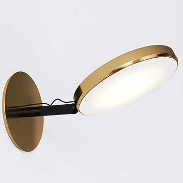 Sleek Sattler AVVENI Wall Lamp 3D model image 1 