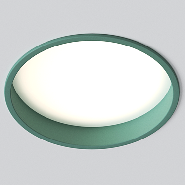 Sleek LED Recessed Lamp 3D model image 1 