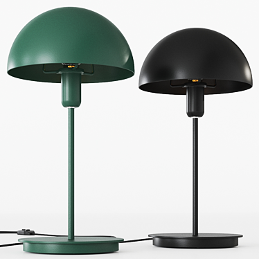 Sleek Iron Table Lamp - AMEDEO by ZAVA 3D model image 1 