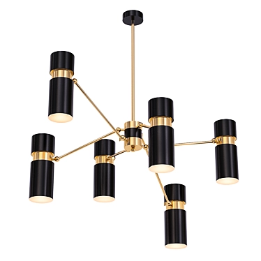 EDGAR Chandelier: Elegant Illumination at its Best 3D model image 1 