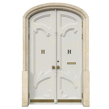 Classic 3D Max Door: 1600mm x 2900mm 3D model image 1 