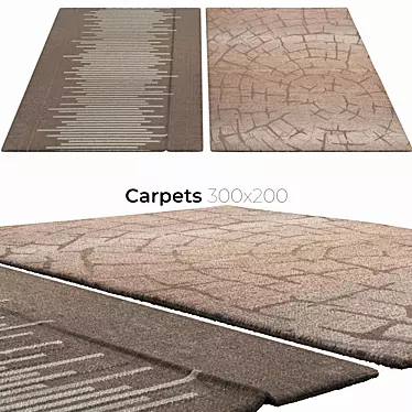 Elegant Interior Carpets 3D model image 1 