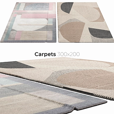 Elegant Interior Carpets 3D model image 1 