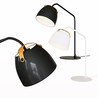 Scandinavian Style Oslo Table Lamp 3D model image 1 