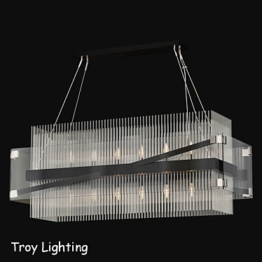 Troy Lighting Apollo Chandelier 3D model image 1 