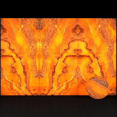 Luxurious Bookmatched Onyx Slabs 3D model image 1 