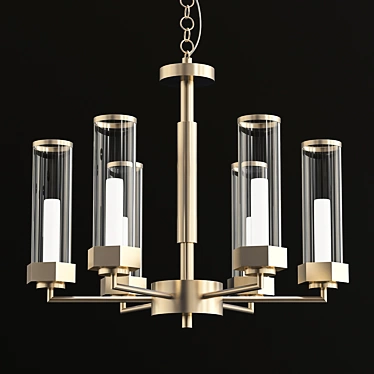 Elegant Illumination: REGENT Ceiling Light 3D model image 1 