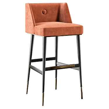 Sleek Bar Chair Getz 3D model image 1 